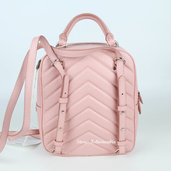 NWT Stella McCartney Pink Star Backpack | Vegan Small Bag- Street, Daily, Travel main image 11
